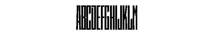 StatenSans XXCompressedBold Instance Font UPPERCASE