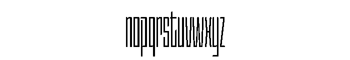 StatenSans XXCompressedBook Instance Font LOWERCASE