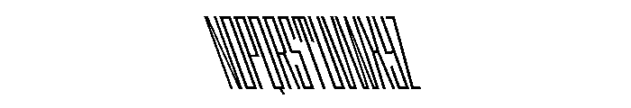 StatenSans XXCompressedBookReverse Instance Font UPPERCASE