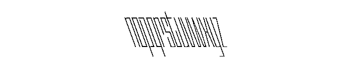 StatenSans XXCompressedExtraLightReverse Instance Font LOWERCASE