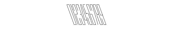 StatenSans XXCompressedHairlineReverse Instance Font OTHER CHARS