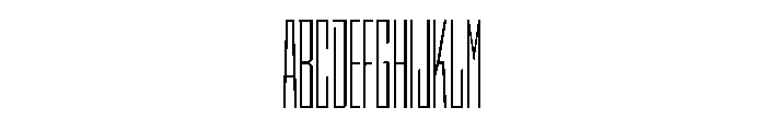 StatenSans XXCompressedLight Instance Font UPPERCASE