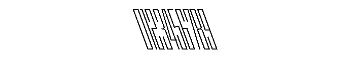 StatenSans XXCompressedLightReverse Instance Font OTHER CHARS