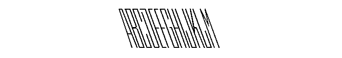 StatenSans XXCompressedLightReverse Instance Font UPPERCASE