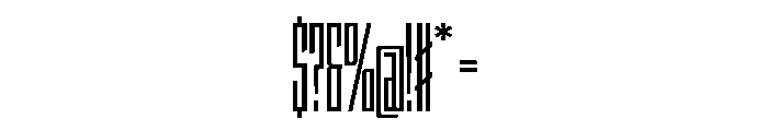 StatenSans XXCompressedSemibold Instance Font OTHER CHARS