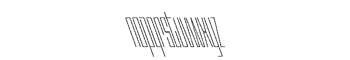 StatenSans XXCompressedThinReverse Instance Font LOWERCASE