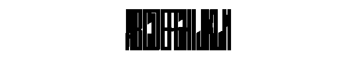 StatenSans XXCompressedUltra Instance Font UPPERCASE