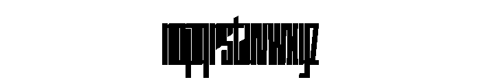 StatenSans XXCompressedUltra Instance Font LOWERCASE
