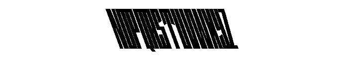 StatenSans XXCompressedUltraReverse Instance Font UPPERCASE