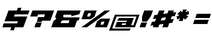 StatenSans XXExpandedBlackOblique Instance Font OTHER CHARS