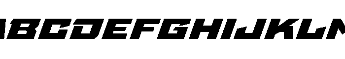 StatenSans XXExpandedBlackOblique Instance Font UPPERCASE