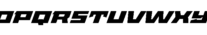 StatenSans XXExpandedBlackOblique Instance Font UPPERCASE