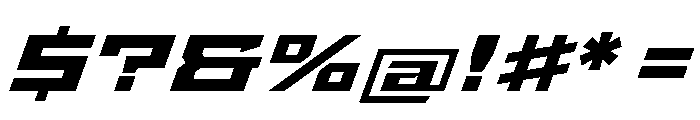 StatenSans XXExpandedBoldOblique Instance Font OTHER CHARS