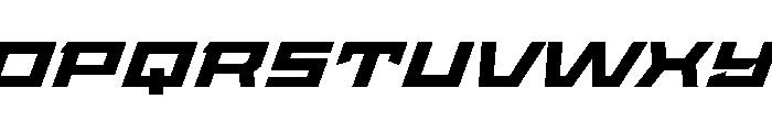 StatenSans XXExpandedBoldOblique Instance Font UPPERCASE