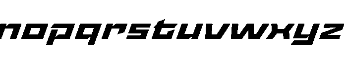 StatenSans XXExpandedBoldOblique Instance Font LOWERCASE