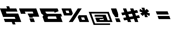 StatenSans XXExpandedBoldReverse Instance Font OTHER CHARS