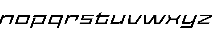 StatenSans XXExpandedBookOblique Instance Font LOWERCASE