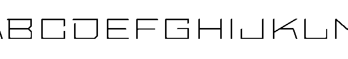 StatenSans XXExpandedExtraLight Instance Font UPPERCASE