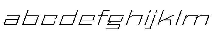 StatenSans XXExpandedExtraLightOblique Instance FONT