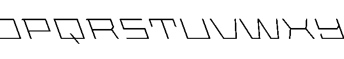 StatenSans XXExpandedExtraLightReverse Instance Font UPPERCASE