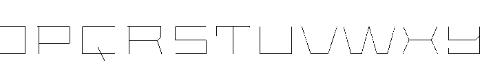 StatenSans XXExpandedHairline Instance Font UPPERCASE