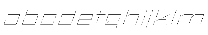 StatenSans XXExpandedHairlineOblique Instance FONT