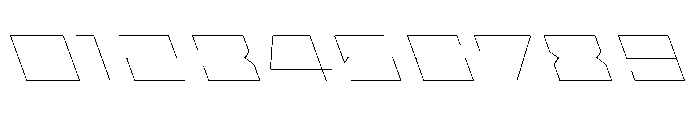 StatenSans XXExpandedHairlineReverse Instance Font OTHER CHARS