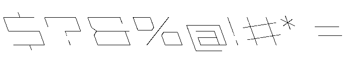 StatenSans XXExpandedHairlineReverse Instance Font OTHER CHARS