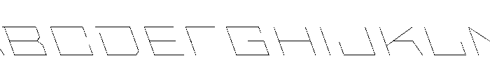 StatenSans XXExpandedHairlineReverse Instance Font UPPERCASE