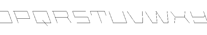 StatenSans XXExpandedHairlineReverse Instance Font UPPERCASE