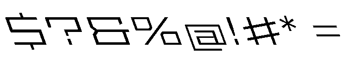 StatenSans XXExpandedLightReverse Instance Font OTHER CHARS