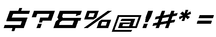 StatenSans XXExpandedSemiboldOblique Instance Font OTHER CHARS