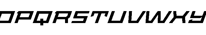 StatenSans XXExpandedSemiboldOblique Instance Font UPPERCASE