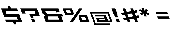 StatenSans XXExpandedSemiboldReverse Instance Font OTHER CHARS