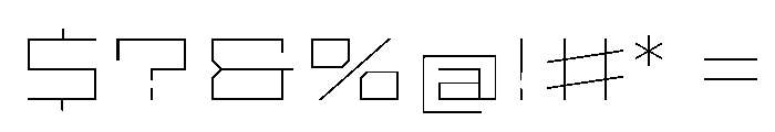 StatenSans XXExpandedThin Instance Font OTHER CHARS