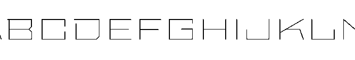 StatenSans XXExpandedThin Instance Font UPPERCASE