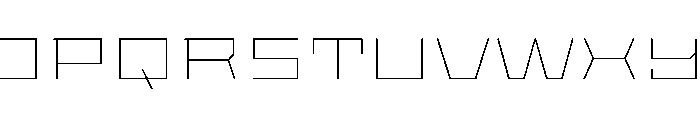 StatenSans XXExpandedThin Instance Font UPPERCASE