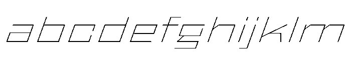 StatenSans XXExpandedThinOblique Instance FONT