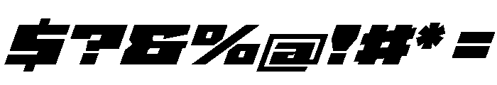StatenSans XXExpandedUltraOblique Instance Font OTHER CHARS