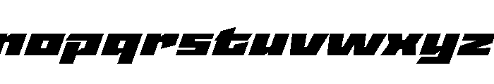 StatenSans XXExpandedUltraOblique Instance Font LOWERCASE