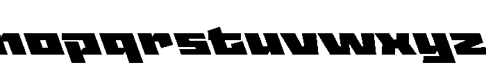 StatenSans XXExpandedUltraReverse Instance Font LOWERCASE