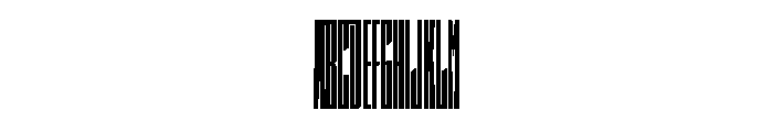 StatenSans XXXCompressedBlack Instance Font UPPERCASE