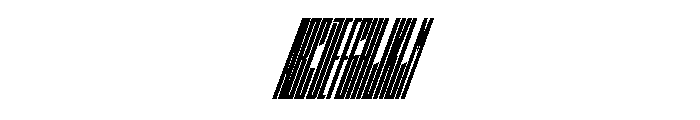 StatenSans XXXCompressedBlackOblique Instance Font UPPERCASE