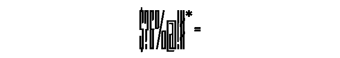 StatenSans XXXCompressedBold Instance Font OTHER CHARS