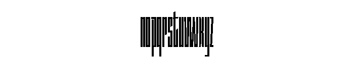 StatenSans XXXCompressedBold Instance Font LOWERCASE
