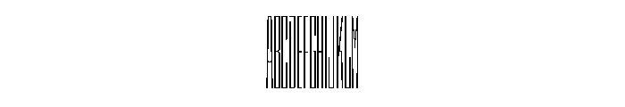StatenSans XXXCompressedExtraLight Instance Font UPPERCASE