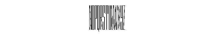 StatenSans XXXCompressedExtraLight Instance Font UPPERCASE