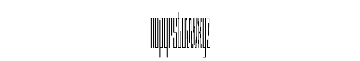 StatenSans XXXCompressedExtraLight Instance Font LOWERCASE