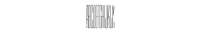 StatenSans XXXCompressedHairline Instance Font UPPERCASE