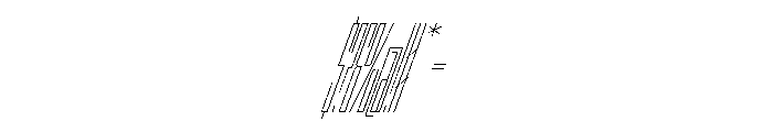 StatenSans XXXCompressedHairlineOblique Instance Font OTHER CHARS
